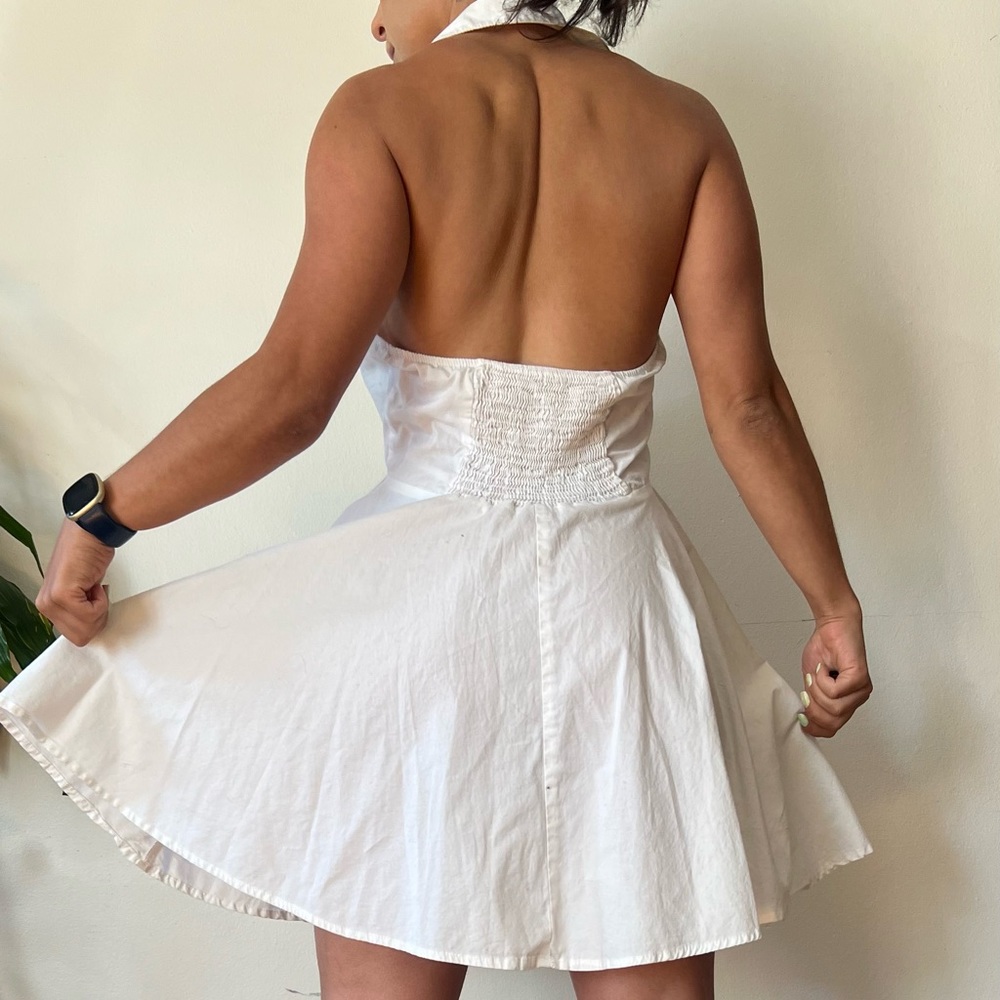 Cotton Spring Marilyn Halter Dress - Picture 4 of 5